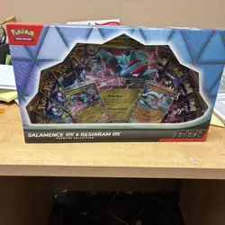 Pokemon TCG Salamence ex & Reshiram ex Premium Collection Box Sealed New - Image 1