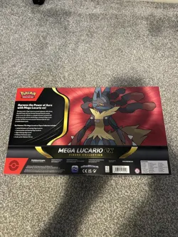 Pokemon TCG Mega Lucario EX Figure Collection Box Factory Sealed Brand New 🚚 - Image 2