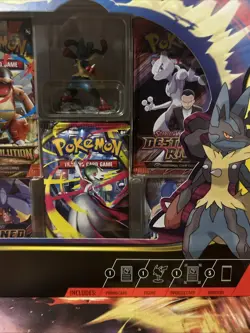 Pokemon TCG Mega Lucario EX Figure Collection Box Factory Sealed Brand New 🚚 - Image 2