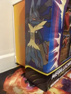 Pokemon TCG Mega Lucario EX Figure Collection Box Factory Sealed Brand New 🚚 - Image 4