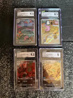 Graded Pokemon Card Lot (4 CGC Graded Cards) - Image 1