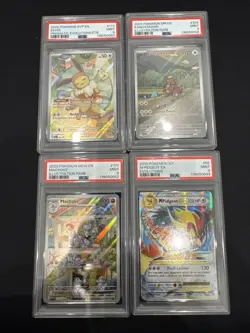 lot of 4 pokemon graded cards Psa 9 - Image 1