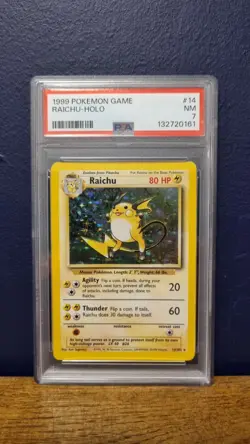 4 X PSA 7 NM Graded Base Set Pokemon Cards WOTC Vintage Holo Rare Bundle - Image 1