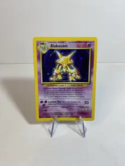 Alakazam - 1/102 - Base Set Unlimited 1999 - WOTC - Holo Rare - LP+ -Pokemon TCG - Image 1