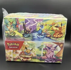 Pokemon Prismatic Evolutions Mini Tin Display Box (8 Tins) New / Factory Sealed - Image 1