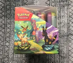 Pokemon Prismatic Evolutions Mini Tin Display 8 Tins Factory Sealed Display Box - Image 3