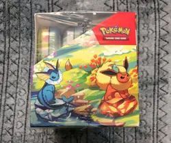 Pokemon Prismatic Evolutions Mini Tin Display 8 Tins Factory Sealed Display Box - Image 4