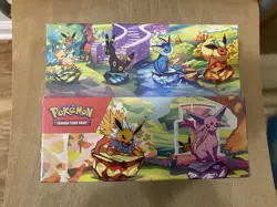Pokemon TCG Prismatic Evolutions 8 Mini Tin Display Box NEW/Factory Sealed - Image 1
