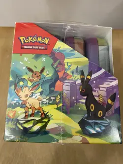 Pokemon TCG Prismatic Evolutions Mini Tin Display 8 Tins NEW/Factory Sealed - Image 5