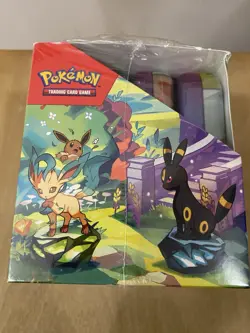 Pokemon TCG Prismatic Evolutions Mini Tin Display 8 Tins NEW/Factory Sealed - Image 5