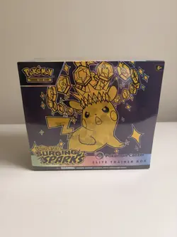 Pokemon TCG Surging Sparks Pokemon Center ETB Sealed - Image 1