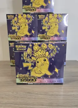 Pokemon TCG Surging Sparks Pokemon Center Elite Trainer Box ETB - NEW AND SEALED - Image 1