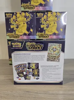 Pokemon TCG Surging Sparks Pokemon Center Elite Trainer Box ETB - NEW AND SEALED - Image 3