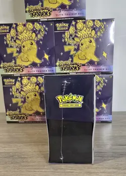 Pokemon TCG Surging Sparks Pokemon Center Elite Trainer Box ETB - NEW AND SEALED - Image 4