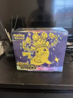 Pokemon TCG Surging Sparks Pokemon Center Elite Trainer Box ETB - IN HAND - Image 1