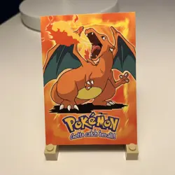 Pokemon Topps 1999 TV Animation Episode Card E6 Charizard #06 Blue Logo Non Holo - Image 1