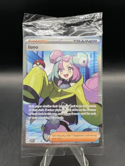 Pokemon TCG Iono Scarlet & Violet Promo Sealed Cards 124 Promo - Image 1