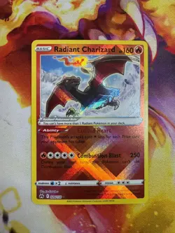RADIANT CHARIZARD 020/159 RADIANT RARE CROWN ZENITH POKEMON NM - Image 1