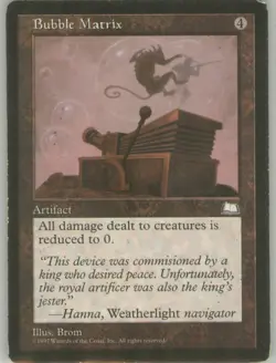 Bubble Matrix Vintage Non-Foil Moderate Play Weatherlight WTH MTG - Image 1