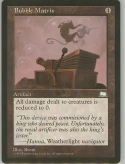 Bubble Matrix Vintage Non-Foil Light Play WTH MTG - Image 1