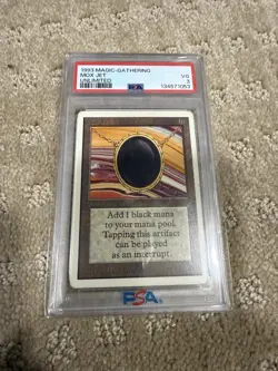 MTG MOX JET Unlimited Edition PSA 3 VG 1993 Magic the Gathering RARE - Image 1