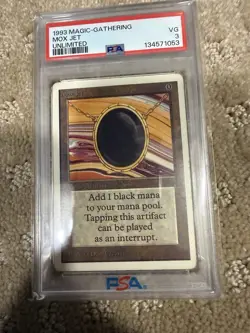 MTG MOX JET Unlimited Edition PSA 3 VG 1993 Magic the Gathering RARE - Image 4
