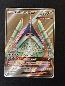 Pokemon TCG Celesteela GX (Full Art) Ultra Rare SM - Ultra Prism 144/156 NM - Image 1