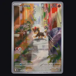 Litleo 139/132 Mega Evolution Illustration Rare Pokemon TCG NM - Image 1