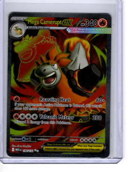 Mega Camerupt ex 156/132 Ultra Rare Mega Evolution Pokemon Near Mint - Image 1