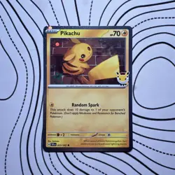 2026 Pikachu 051/162 Pokemon Day 30th Anniversary Stamped Promo TCG - Image 1