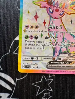 Umbreon 176 & Espeon 175 Pokemon Prismatic Evolutions Figure Collection Promo(2) - Image 5