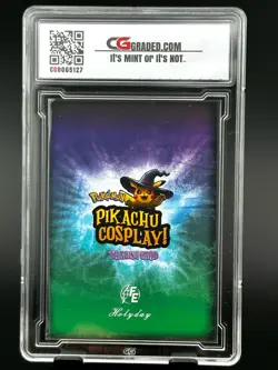 2025 Pokemon CG 10 Pikachu COSPLAY Back To The Future II Fox TCG CGC PSA Flash - Image 2