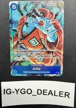 One Piece Jinbe OP14-049 Alternate Art Parallel The Azure Sea’s Seven In Hand NM - Image 1
