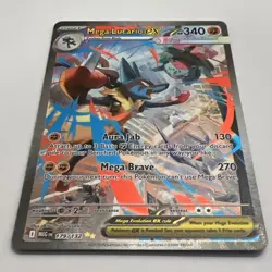 Mega Lucario ex 179/132 Mega Evolution Holo Near NM/LP Pokemon TCG PACK FRESH - Image 1