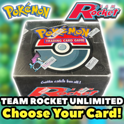 Pokemon TEAM ROCKET UNLIMITED Choose Your Card 2000 VINTAGE WOTC NM/LP ENGLISH - Image 1