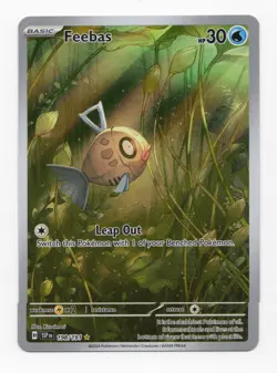 2024 Pokemon Feebas Illustration Rare SV08: Surging Sparks 198/191 NM - Image 1