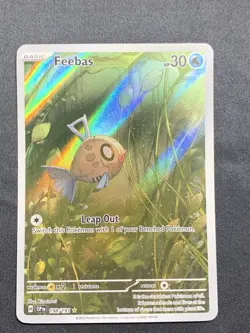 2024 Pokemon Feebas Illustration Rare SV08: Surging Sparks 198/191 NM - Image 1
