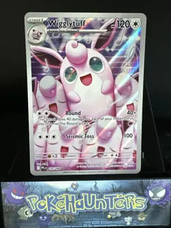 Pokemon Card Wigglytuff 105/094 Phantasmal Flames Illustration Rare Near Mint - Image 1