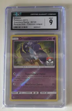 CGC MINT 9 ORICORIO Guardians Rising Pokemon League Reverse Holo 56/145 TCG - Image 1