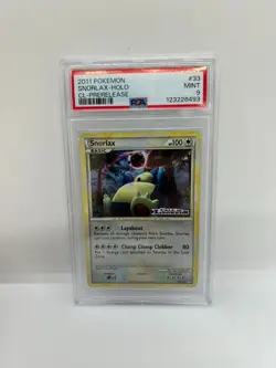 Snorlax Call of Legends Holo Stamp CL-Prerelease PSA 9 MINT 33/95 Pokemon 2011 - Image 1