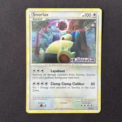 Snorlax Holo 33/95 Prerelease Call of Legends Promo Pokemon Card - Image 2