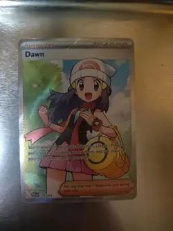 Pokemon TCG: Dawn 118/94 Full Art Holo Trainer Phantasmal Flames Pack Fresh - NM - Image 3