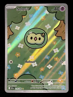 Solosis 118/086 - Black Bolt Illustration Rare Pokemon TCG Near Mint English - Image 1