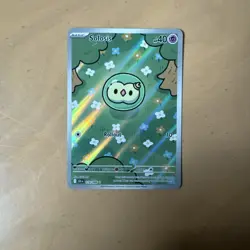 Near Mint Solosis 118/086 Illustration Rare Black Bolt Pokemon TCG “Booger Mew” - Image 1