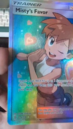 Misty's Favor - 235/236 - Pokemon Unified Minds Sun & Moon Full Art Rare Card NM - Image 2