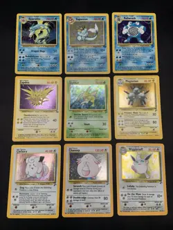 Vintage Holo Rare Pokemon TCG WOTC 1999 Fossil, Jungle, Base Set 2 Scyther MP/HP - Image 1