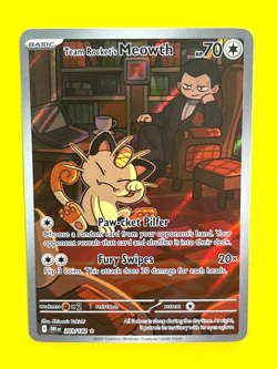 Meowth 106/094 Phantasmal Flames- Team Rockets Meowth 203/182- 2 Card Lot - Image 2