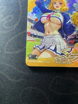Goddess Stussy Cheerleaders Preimium Thick Card Waifu Doujin One Piece Full Art - Image 4