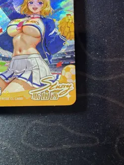 Goddess Stussy Cheerleaders Preimium Thick Card Waifu Doujin One Piece Full Art - Image 5