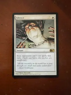 MTG Magic the Gathering Silence M10 NM - Image 1